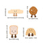 Dog Toy Plush Squeaky Toy Toast Croissant Interactive Pet Cute Toy - Lovepawz