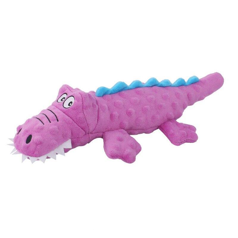 Playful Dog Crocodile Cartoon Squeak Toy - Lovepawz