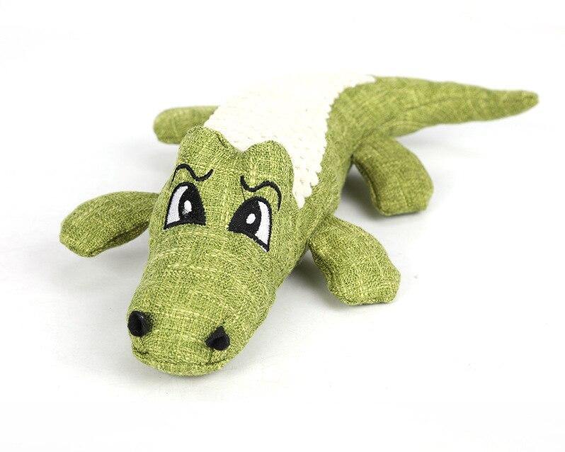 Crocodile Plush Squeaker - Lovepawz