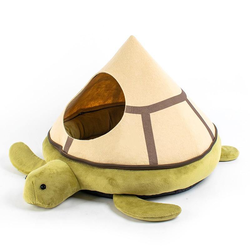 Cute Crab Turtle Sea Cat Enclosed House Bed - Lovepawz