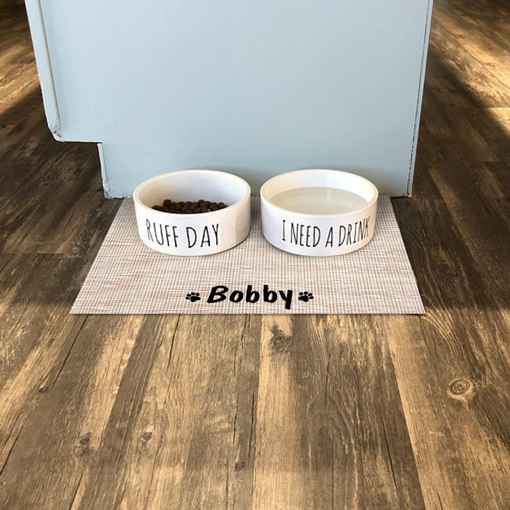 Personalized Waterproof Pet Feeding Mat - Lovepawz