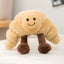 Dog Toy Plush Squeaky Toy Toast Croissant Interactive Pet Cute Toy - Lovepawz
