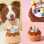 Birthday Candle Cake Dog Bite Resistant Plush Toy - Lovepawz