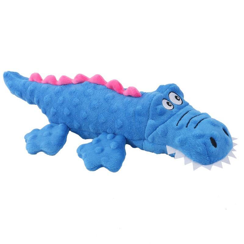 Playful Dog Crocodile Cartoon Squeak Toy - Lovepawz