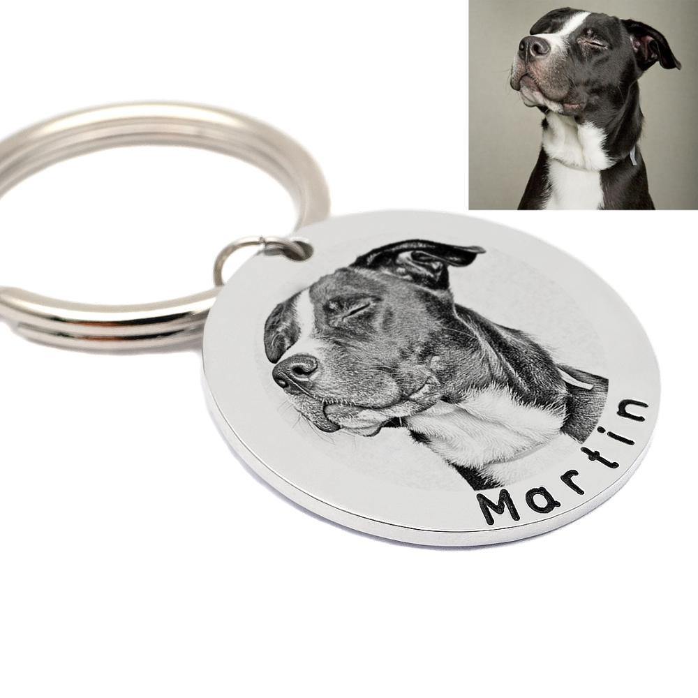 Personalized Pet ID Photo Tag - Lovepawz
