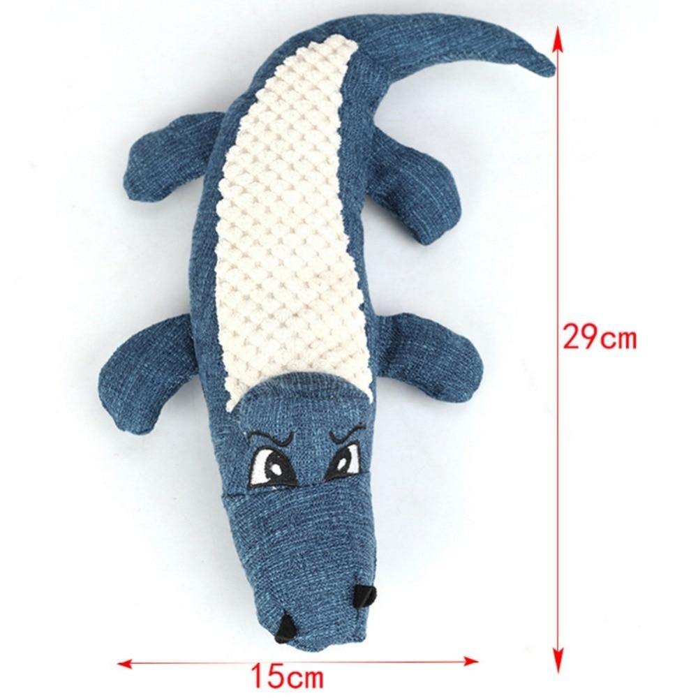 Crocodile Plush Squeaker - Lovepawz