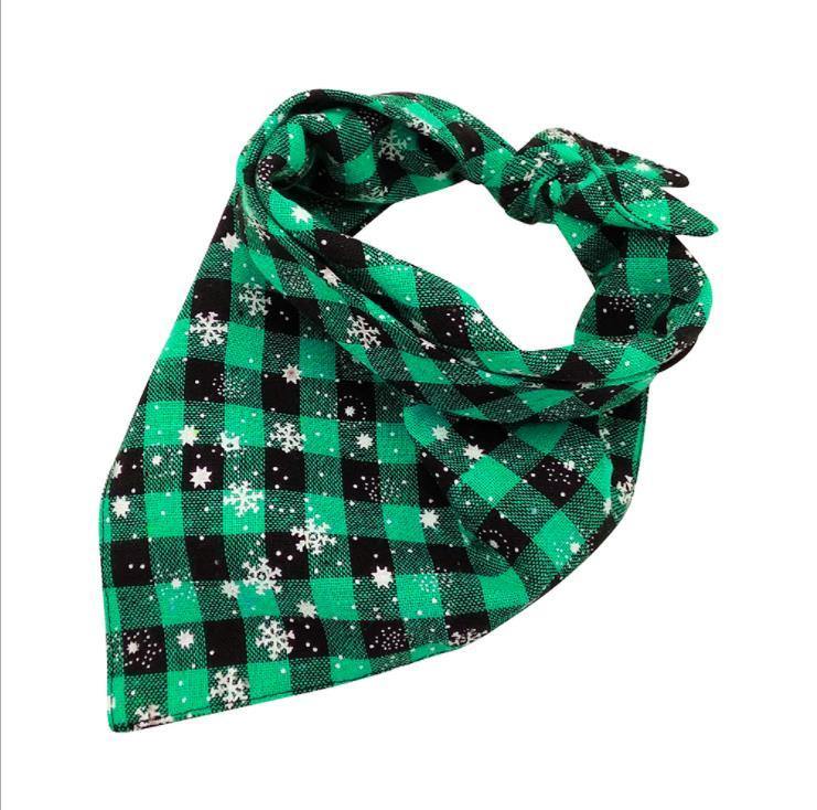 Snowflake Plaid Bandana - Lovepawz