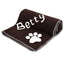 Personalized Custom Fleece Pet Sleeping Dog Blanket Towel - Lovepawz