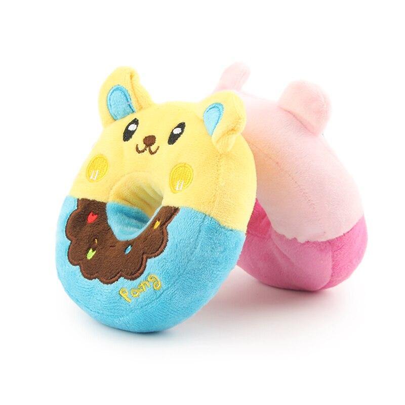 Donut Plush Squeaker - Lovepawz