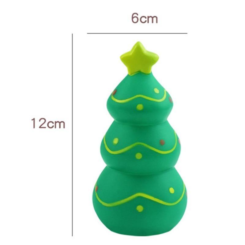 Christmas Dog Squeaky Rubber Play Toy - Lovepawz