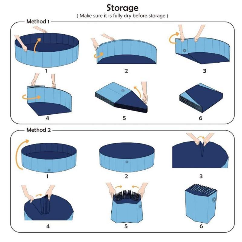 Foldable Pet Collapsible Swimming Pool - Lovepawz