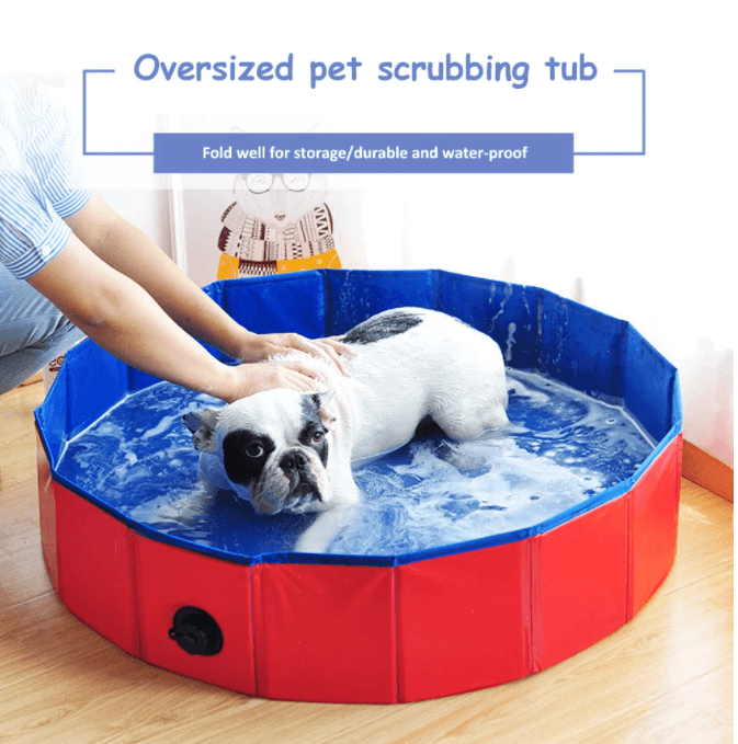 Foldable Pet Collapsible Swimming Pool - Lovepawz