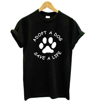Adopt A Dog T-Shirt Women - Lovepawz