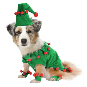 Christmas Elf Dog Costume - Lovepawz