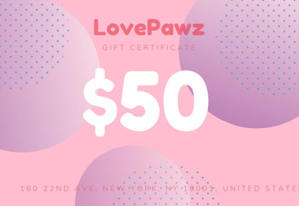 Lovepawz Gift Card - Lovepawz