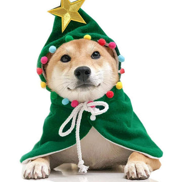 Christmas Dog Star Cape Cloak Costume - Lovepawz