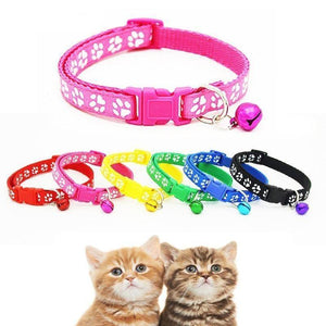 Cat Lovely Safety Nylon Bell Collar Kitten - Lovepawz