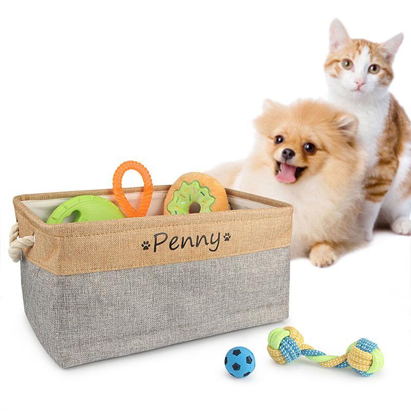 Custom Wide Pet Toy Basket - Lovepawz