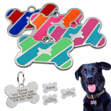 Custom Dog Bone Tag - Lovepawz