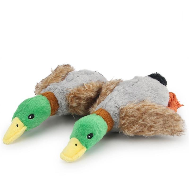 Duck Squeak Dog Rope Toy - Lovepawz