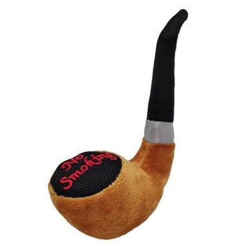 Smoke Pipe Dog Sound Squeak Plush Toys - Lovepawz