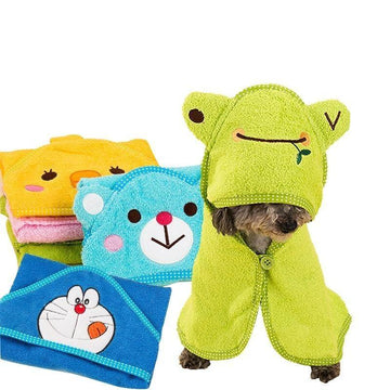 Cute Animal Themed Pet BathRobes - Lovepawz