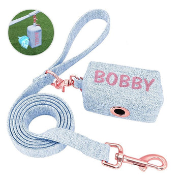 Personalized Dog Garbage Bag and Leash Set - Lovepawz