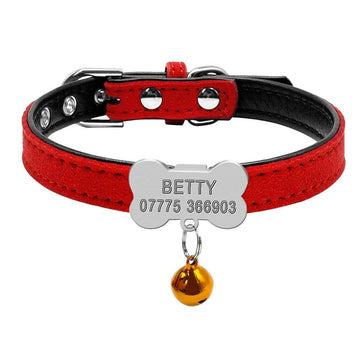 Personalized Puppy Collar with ID Tag - Lovepawz