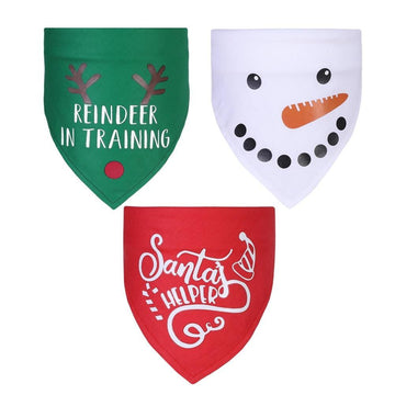 Christmas Themed Dog Bandanas Accessories - Lovepawz