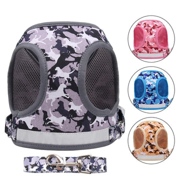 Camouflage Camo Dog Adjustable Harness - Lovepawz