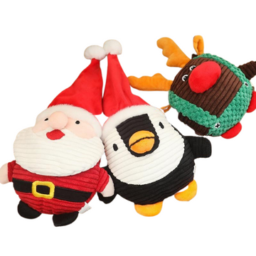 Christmas Squeaky Pet Bite Chew Toys - Lovepawz