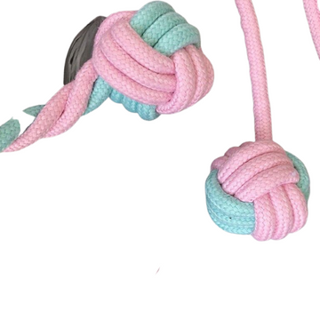 6Pack Dog Chew Ball Rope toys - Lovepawz