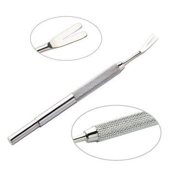 Stainless Steel Pet Dog Flea Tick Removal Double Tweezers Cat Tool - Lovepawz