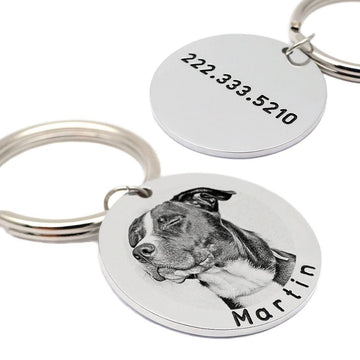 Personalized Pet ID Photo Tag - Lovepawz