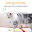 Cute Colorful Stretchy Plush Ball Cat Kitten Toy - Lovepawz