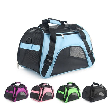 Portable Dog Carrier Mesh Travel Pet Bag - Lovepawz