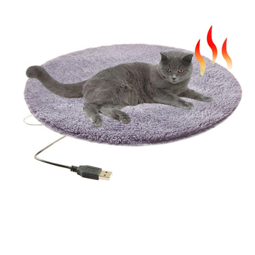 Dog Heating Plush Electric Temperature Pet Pad - Lovepawz