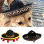 Mexican Themed Sombrero Dog Styled PomPom Hat - Lovepawz