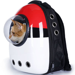 Pokémon Poke Ball Breathable Pet Space Capsule Astronaut Backpack - Lovepawz