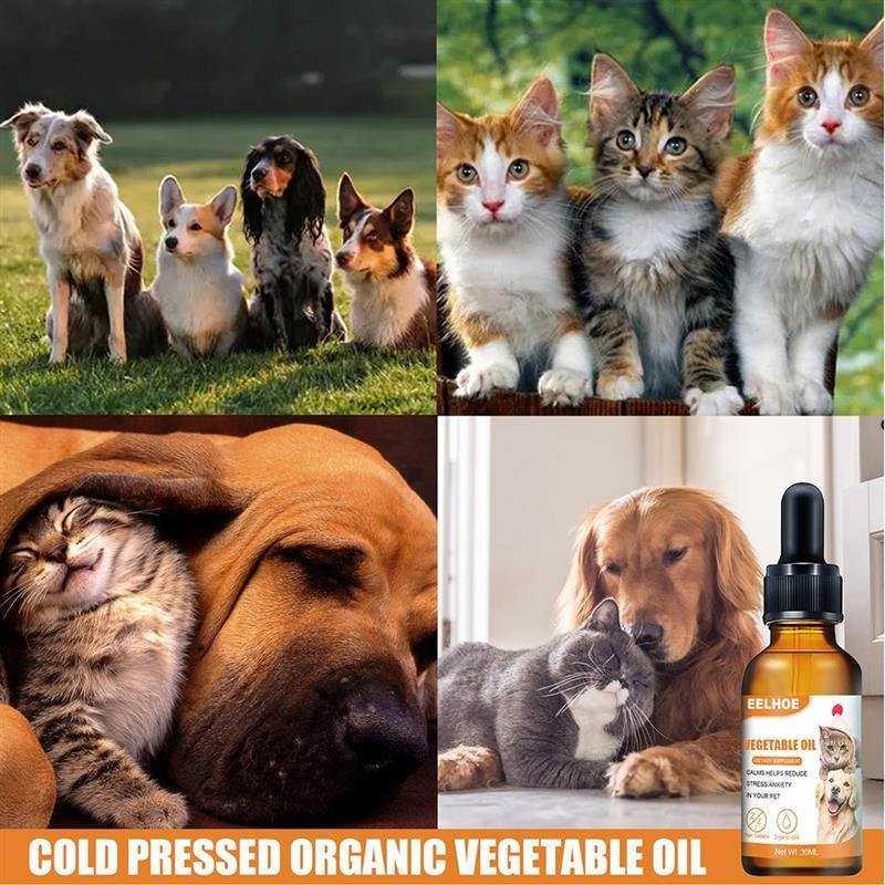 Pet Dog Calming Essential Vegetable Oil Pet Anxiety Relief Treatment - Lovepawz