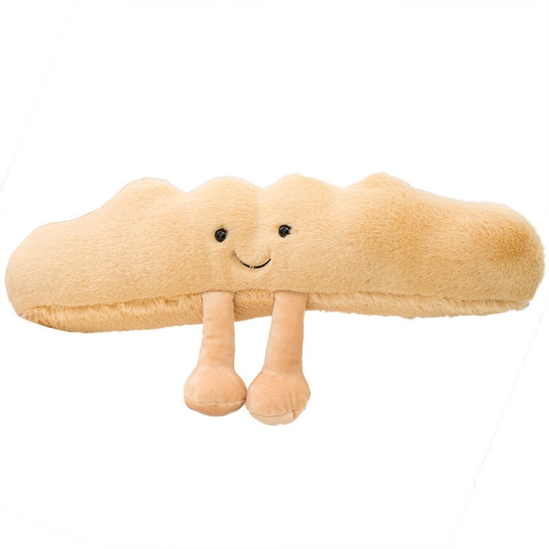 Dog Toy Plush Squeaky Toy Toast Croissant Interactive Pet Cute Toy –  Lovepawz