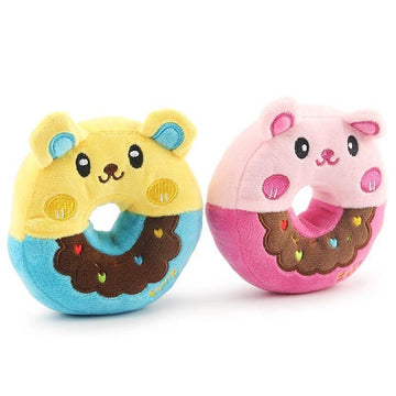 Donut Plush Squeaker - Lovepawz
