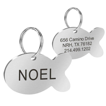Custom Steel Cat ID Tag - Lovepawz