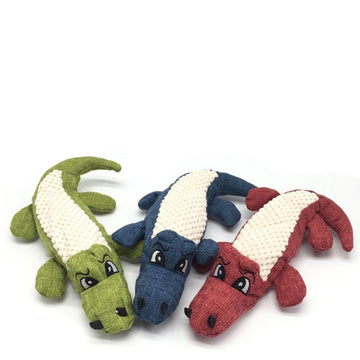 Crocodile Plush Squeaker - Lovepawz