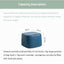 Pet Dry Food Storage Container Portable Dispenser Feeder - Lovepawz