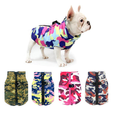 Waterproof Dog Puppy Camo Jacket Coat Vest - Lovepawz