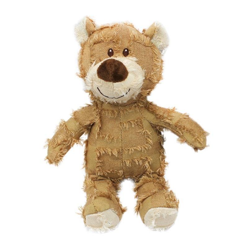 Cute Plush Bear Dog Puppy Bite Resistant Squeak Toy – Lovepawz