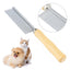 Wooden Dog Grooming Hair Knot Cat Comb Tool - Lovepawz