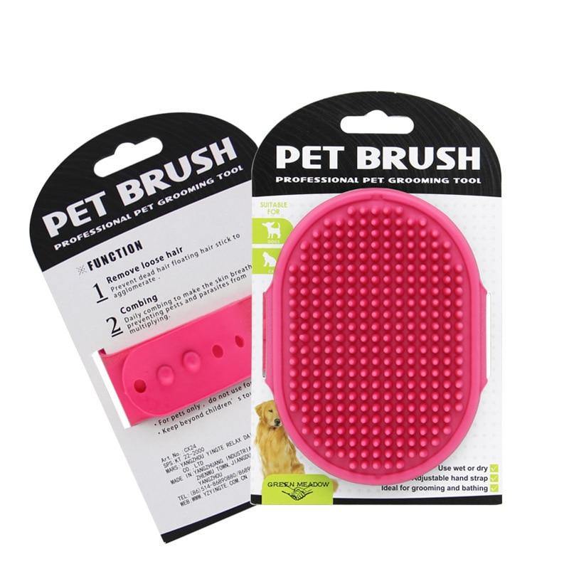 Dog Pet Brush Massage Cleaner Silicone Cat Glove - Lovepawz