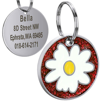 Round Flash Flower Tag - Lovepawz